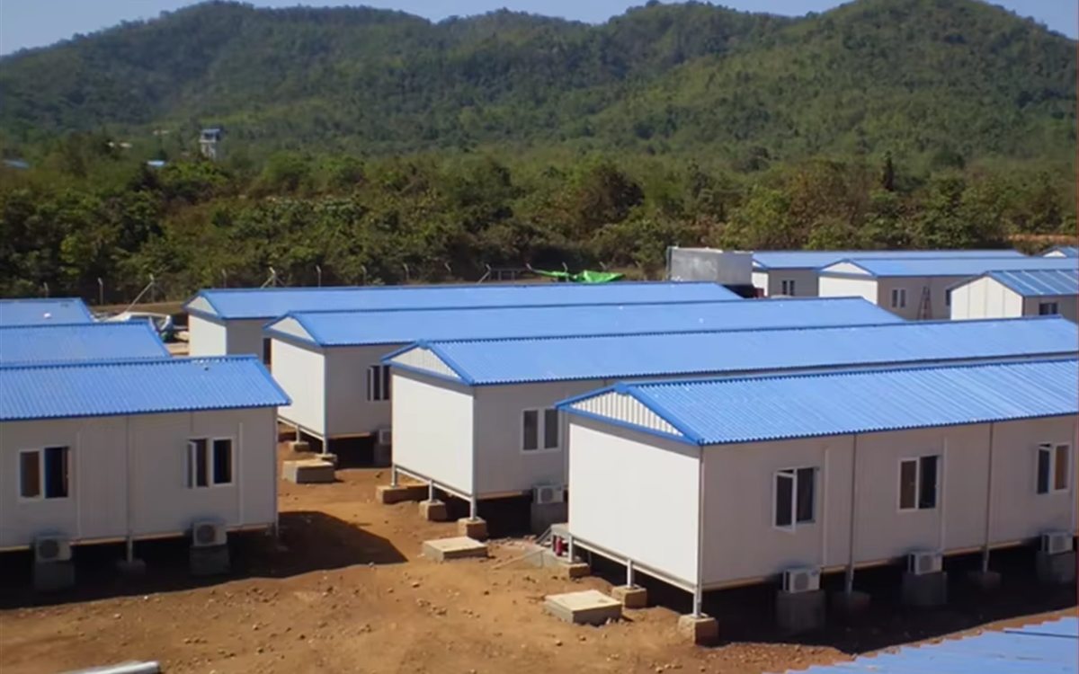 K-Type Prefabricated Houses: genuine product views — construction and finish reference
