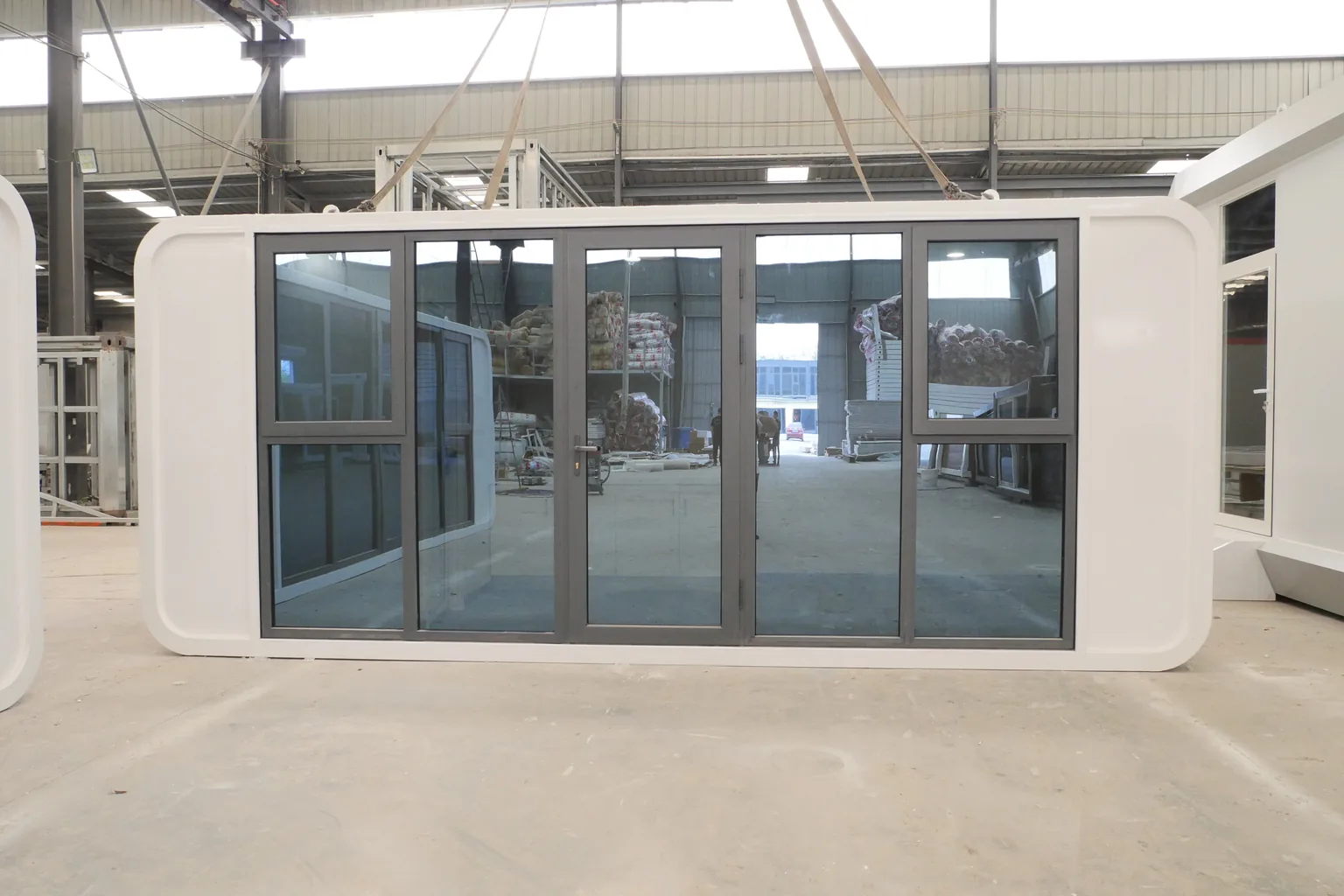 Apple Cabin House for Construction Site Offices