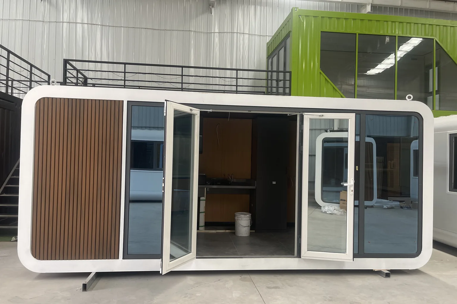 Apple Cabin House for Remote Research Stations