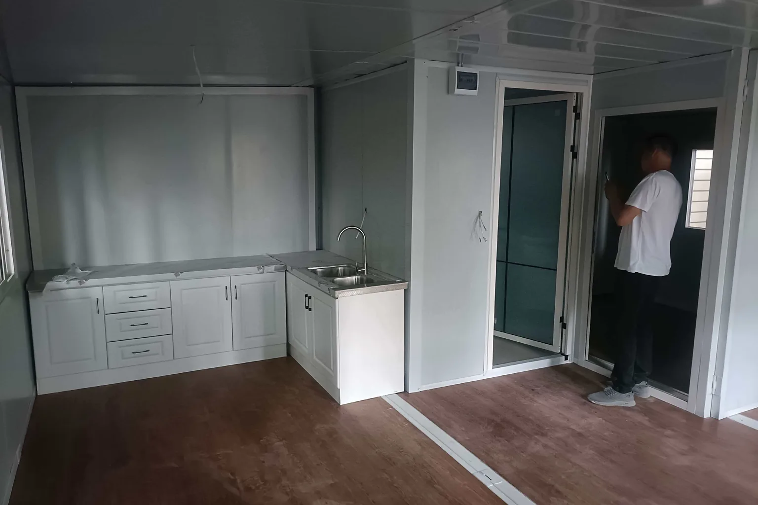 Expandable Container House for Ablution and Shower Blocks