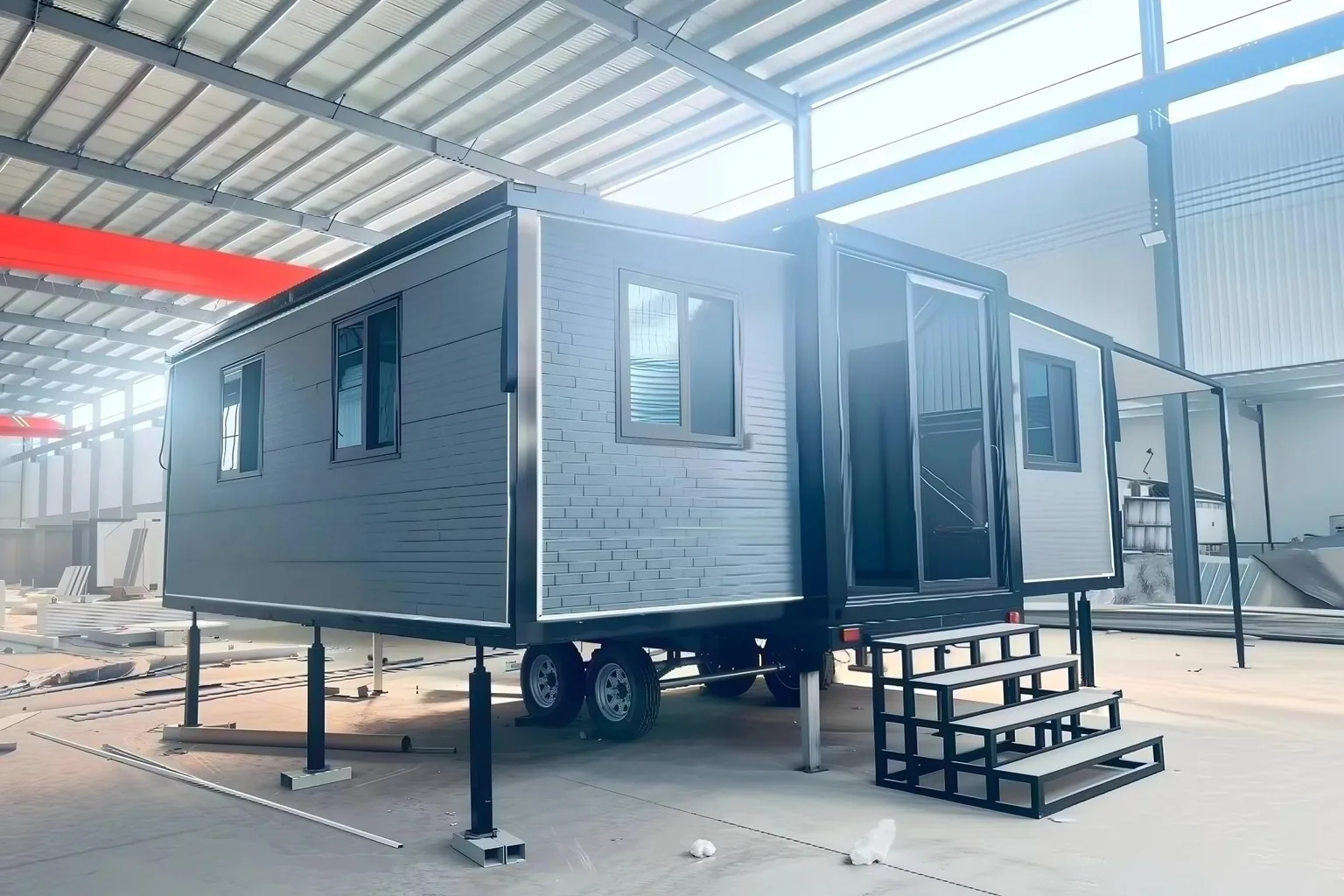 Expandable Container House for Mountain Eco-Lodges