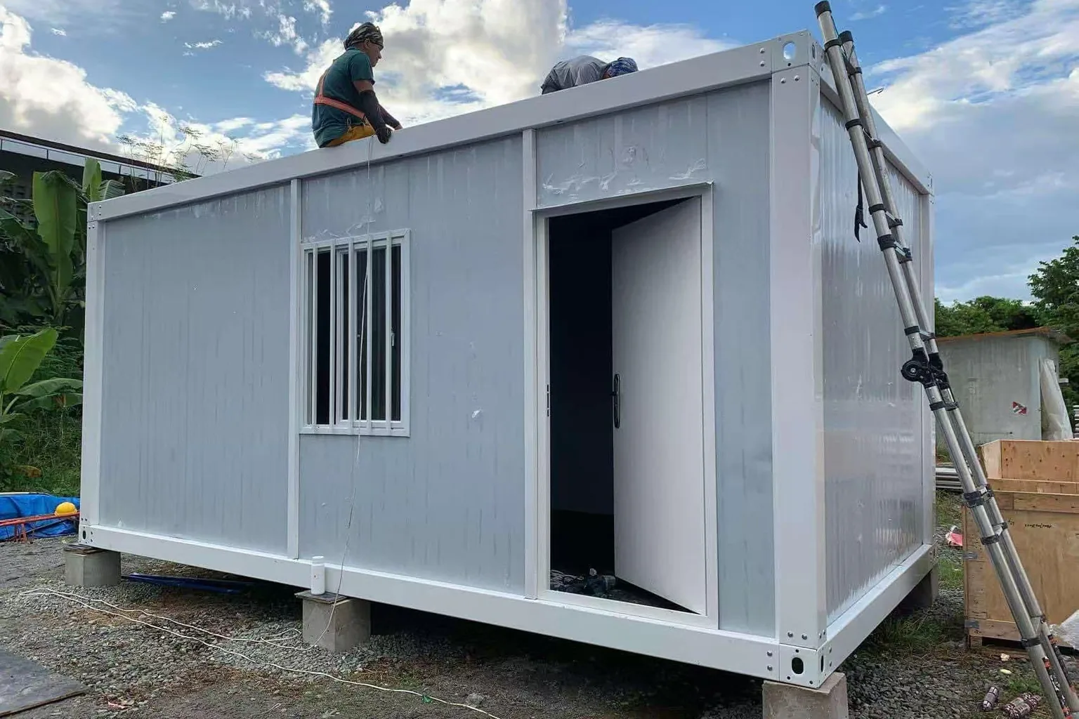 Flat-Pack Container House for Canteens and Commercial Kitchens
