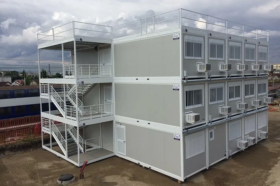 Flat-Pack Container House for Construction Site Offices