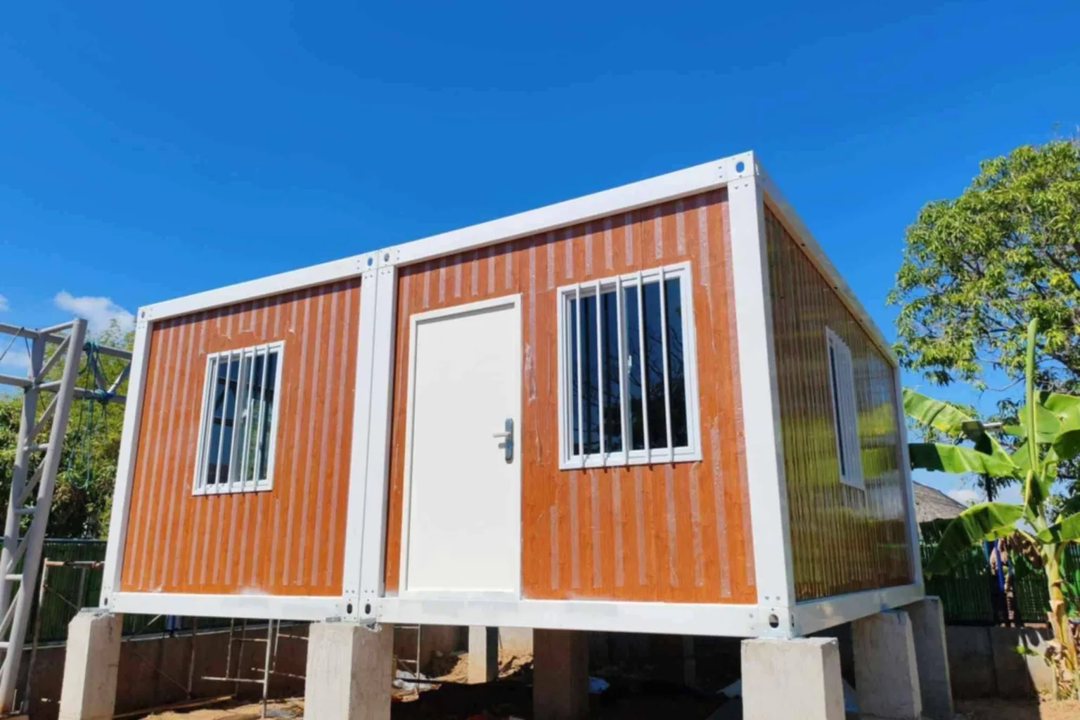 Flat-Pack Container House for Security and Guard Houses