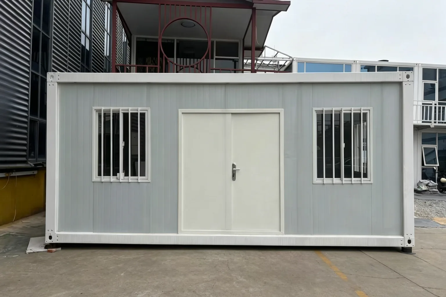 Quick-Assembly Container House for Community Clinics