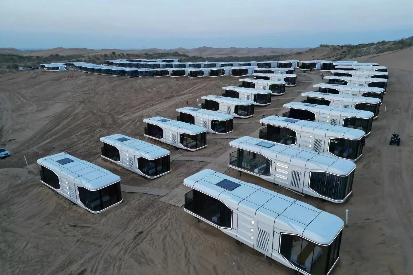 Space Capsule House for Budget Hotels