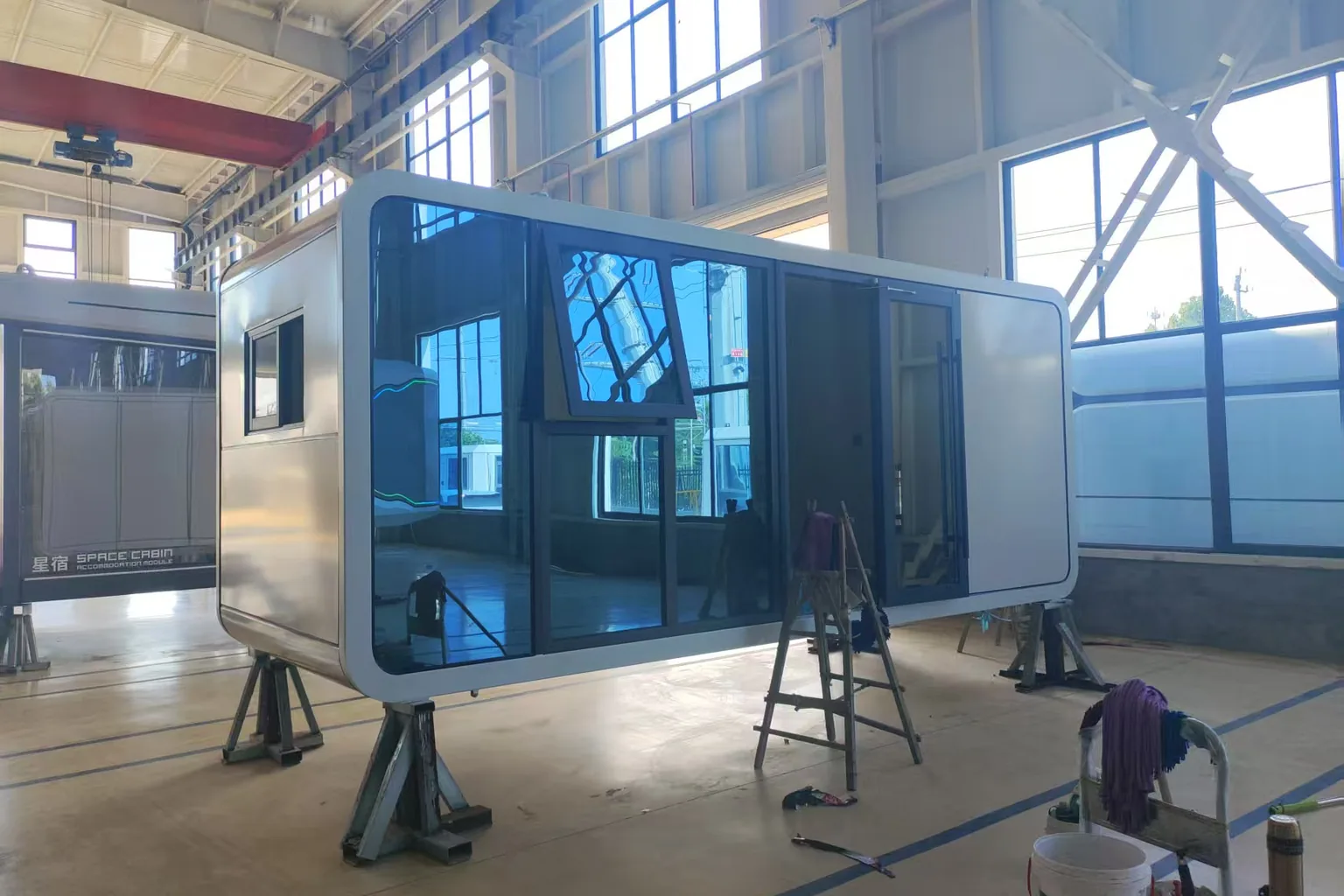 Space Capsule House for Emergency Relief Housing