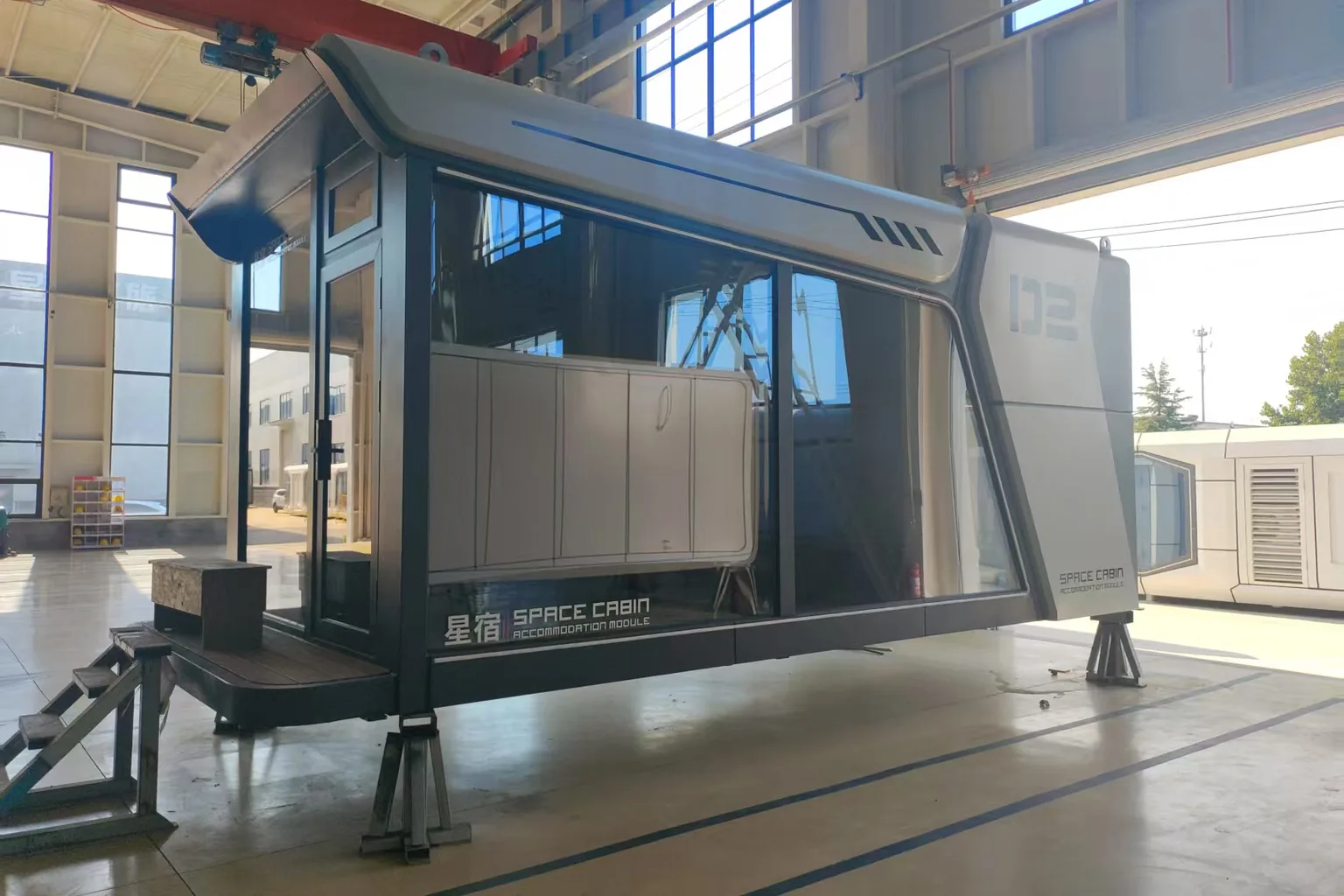 Space Capsule House for Temporary and Permanent Classrooms