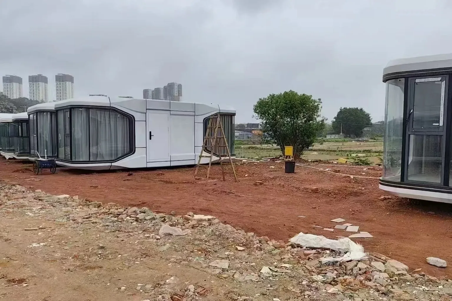 Space Capsule House for Training Centres
