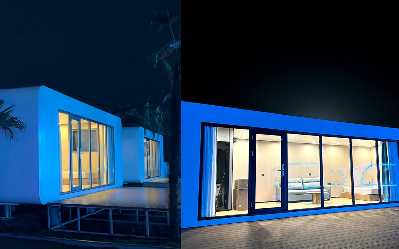Apple Cabin Sizes and Models: 10ft, 20ft, 30ft & 40ft