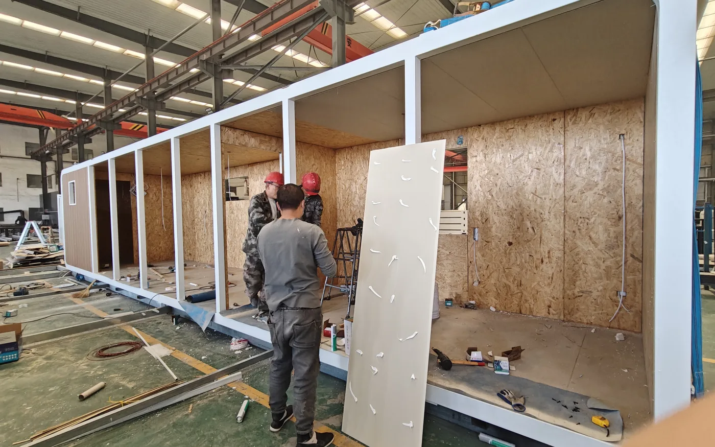 international shipping for modular buildings documents and handover interior or project detail