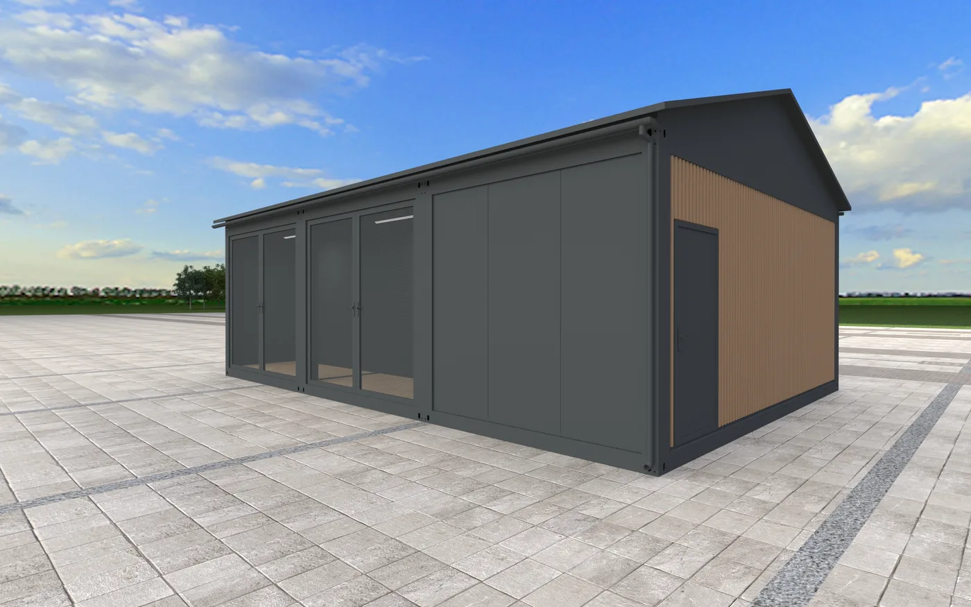 modular building maintenance structure, seals, finishes and services exterior and construction reference