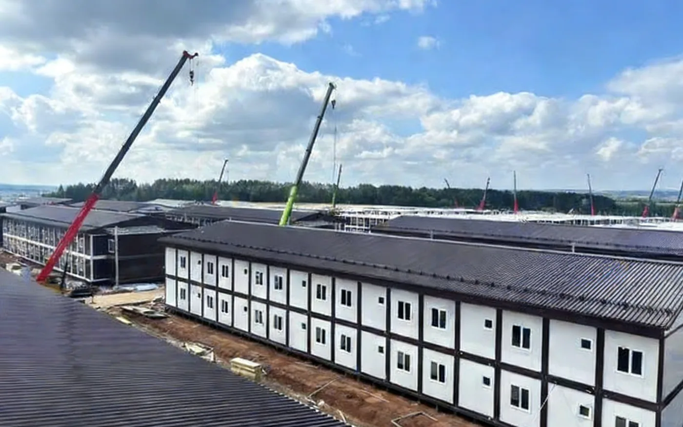 prefab house foundations slab, footings, piers and anchors interior or project detail