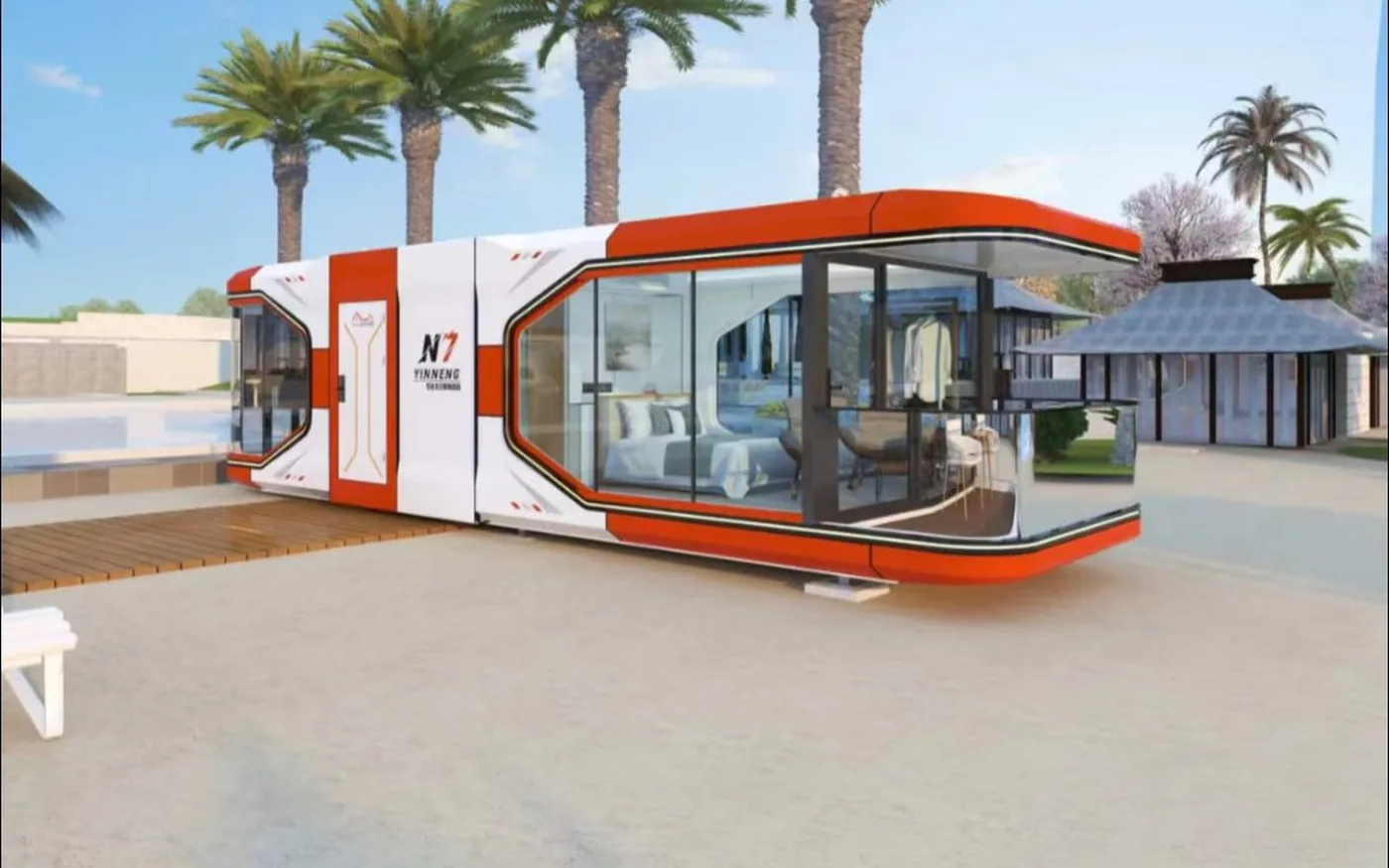 space capsule project cost and hospitality roi planning interior or project detail