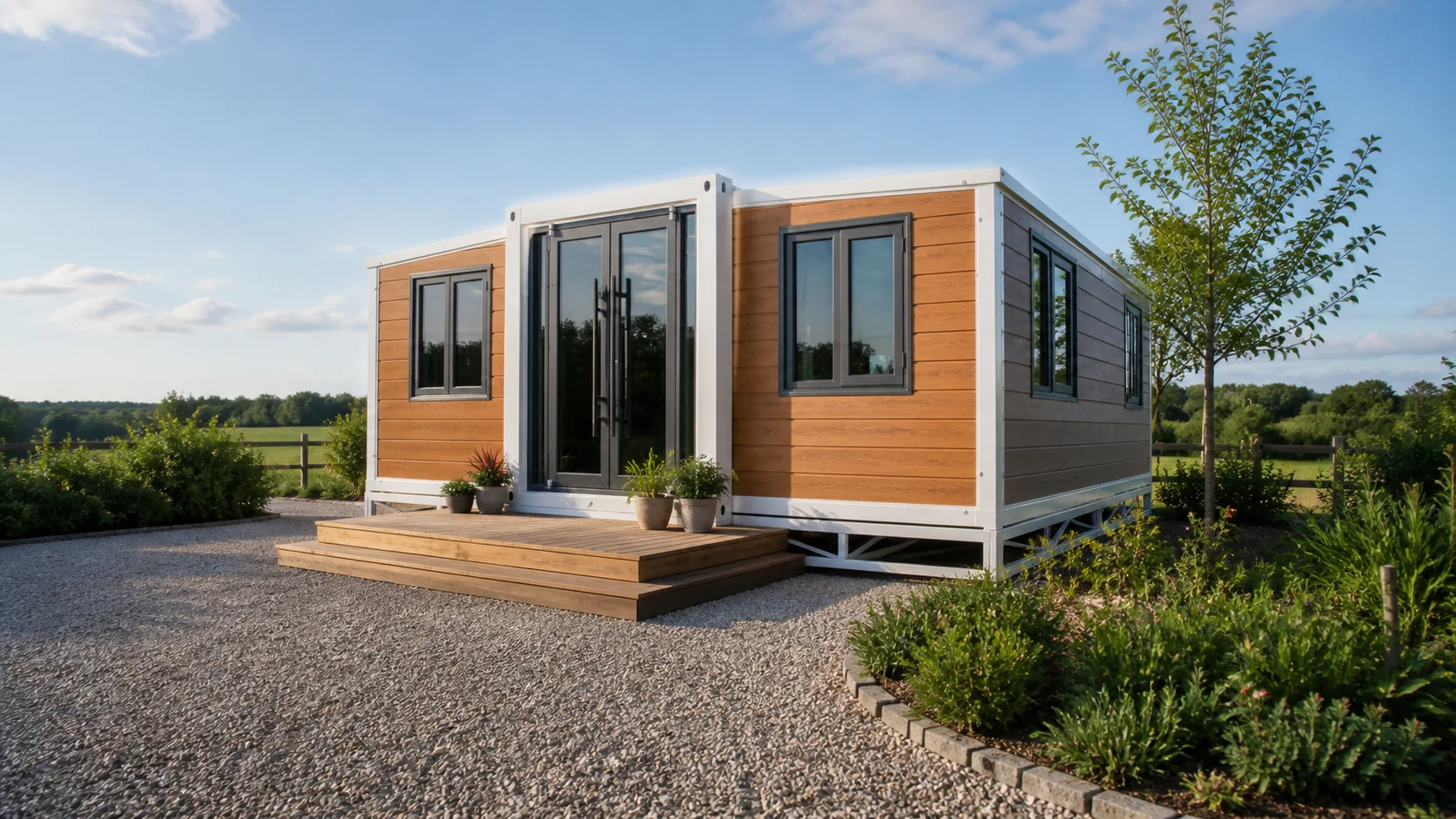 20ft Expandable House installed project concept