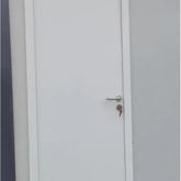 White Steel Entry Door (D01)