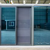 Grey Sliding Glass Door (D34)