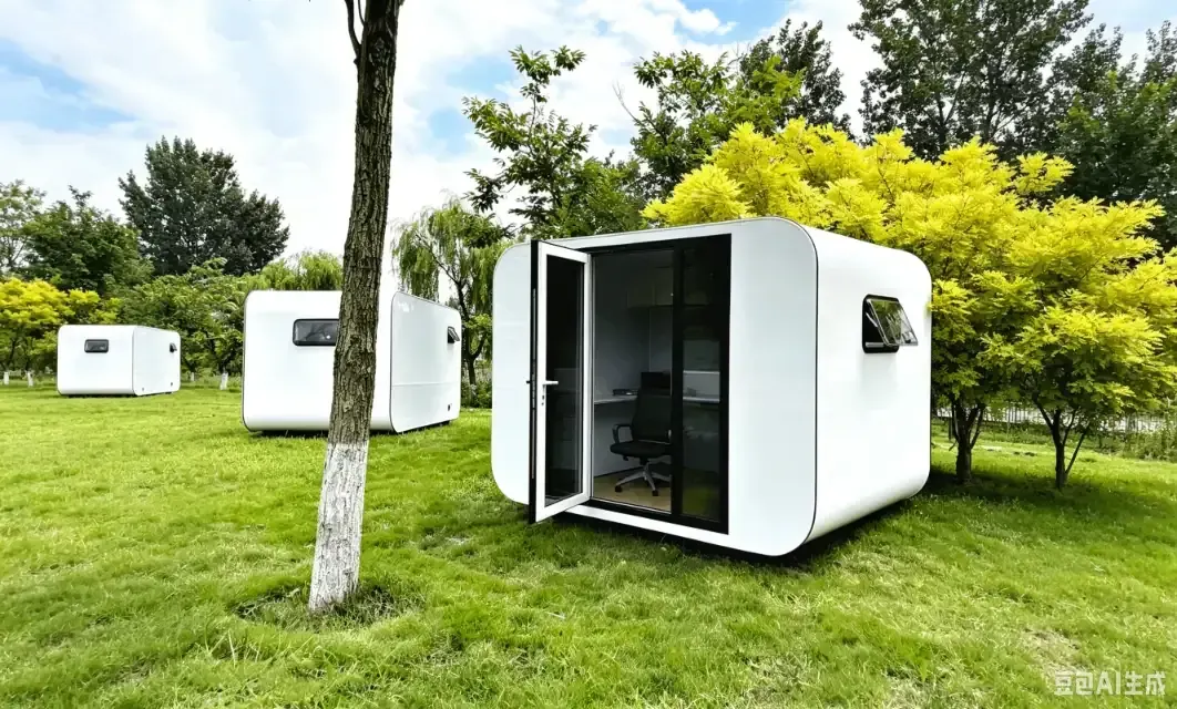 10ft Apple Cabin House exterior