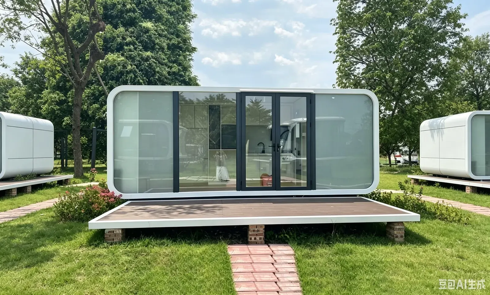 20ft Apple Cabin House exterior