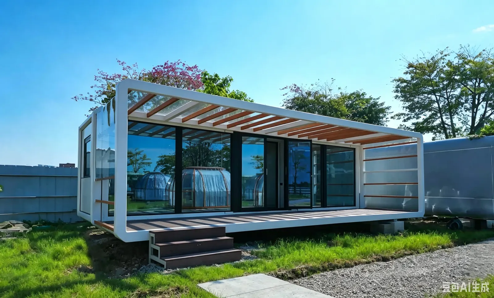 30ft Apple Cabin House exterior thumbnail 6
