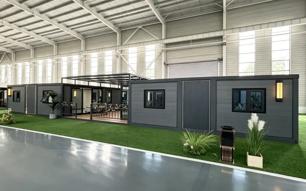 30ft Flat Roof Expandable Container House exterior thumbnail 2