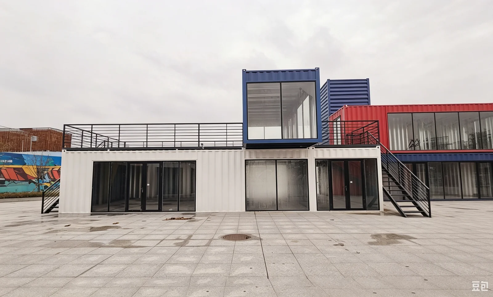 Commercial Container Building exterior