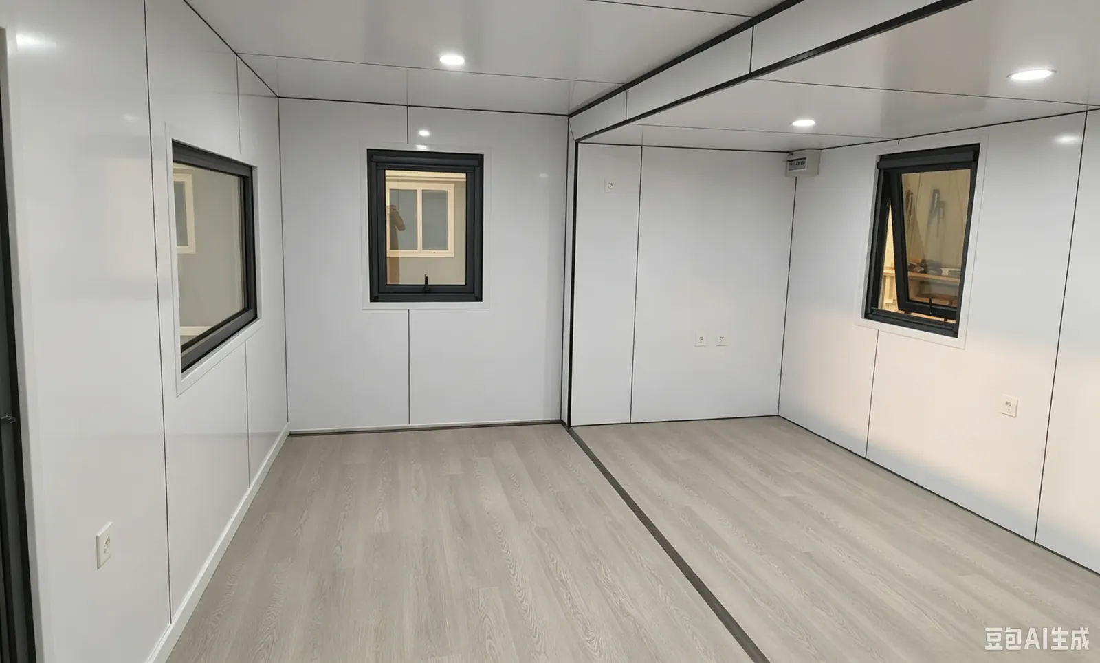 Expandable Apple Cabin House interior thumbnail 1