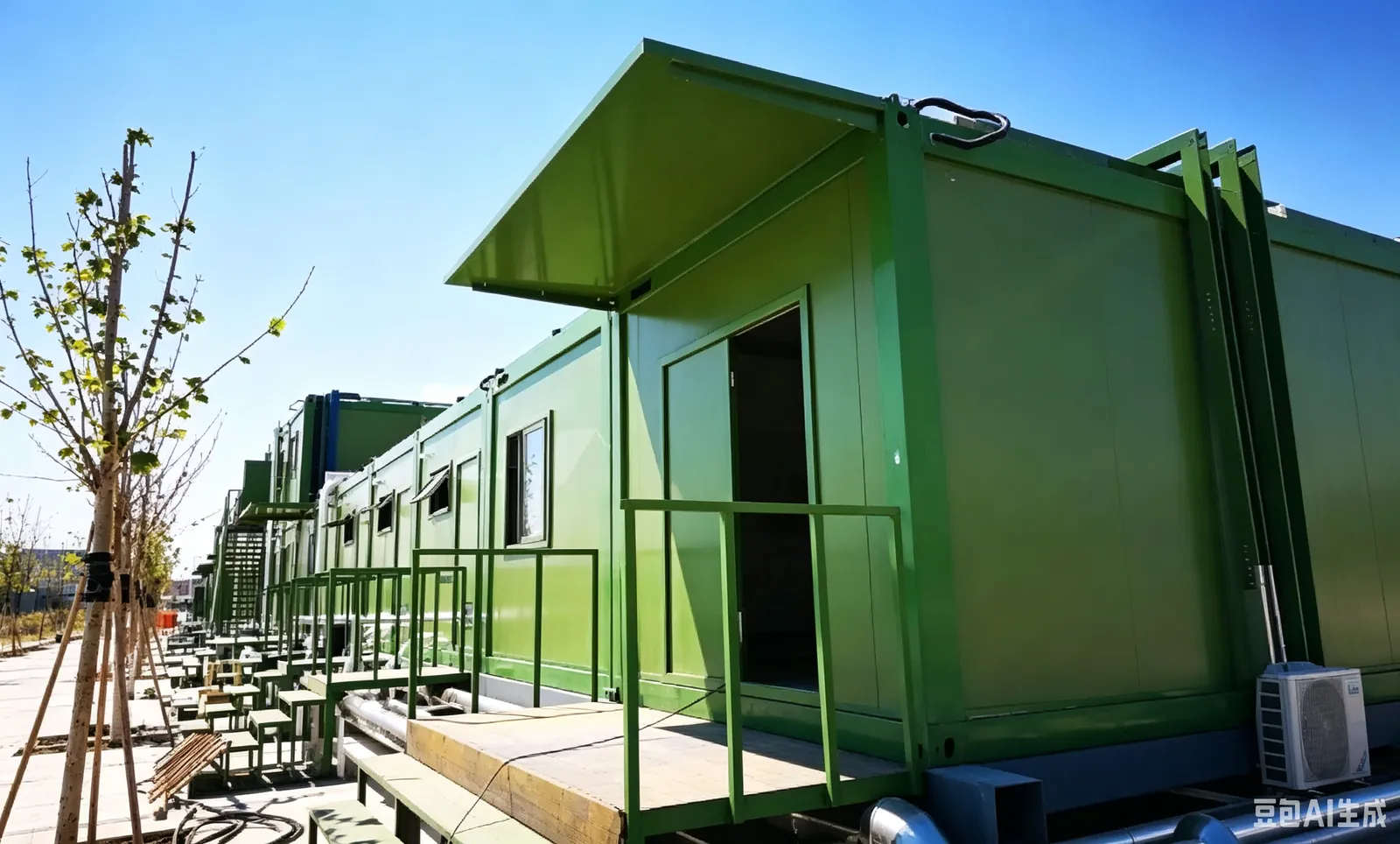 School & Military Quick-Assembly Flat-Pack Container exterior thumbnail 3
