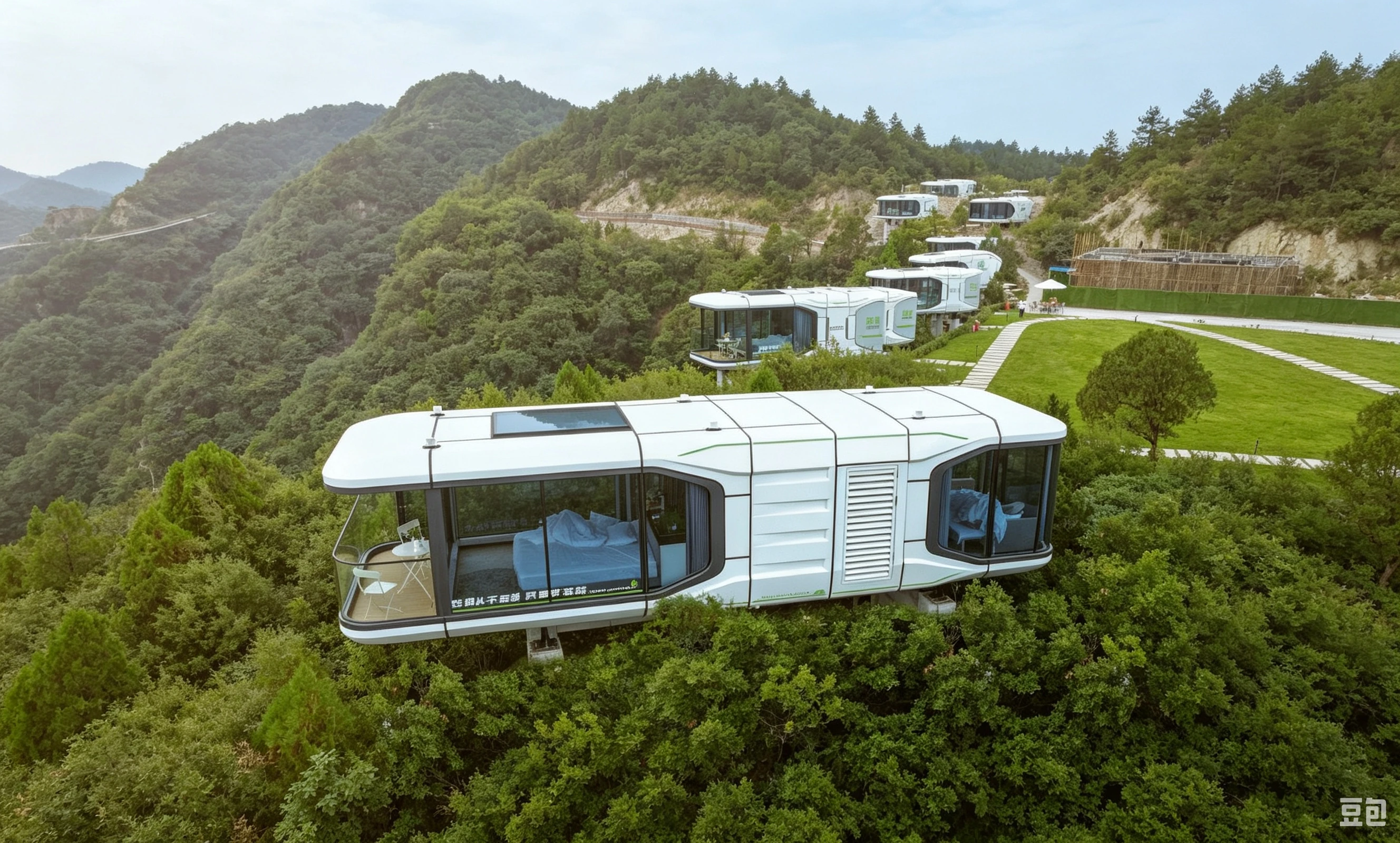 Space Capsule House for Resorts exterior