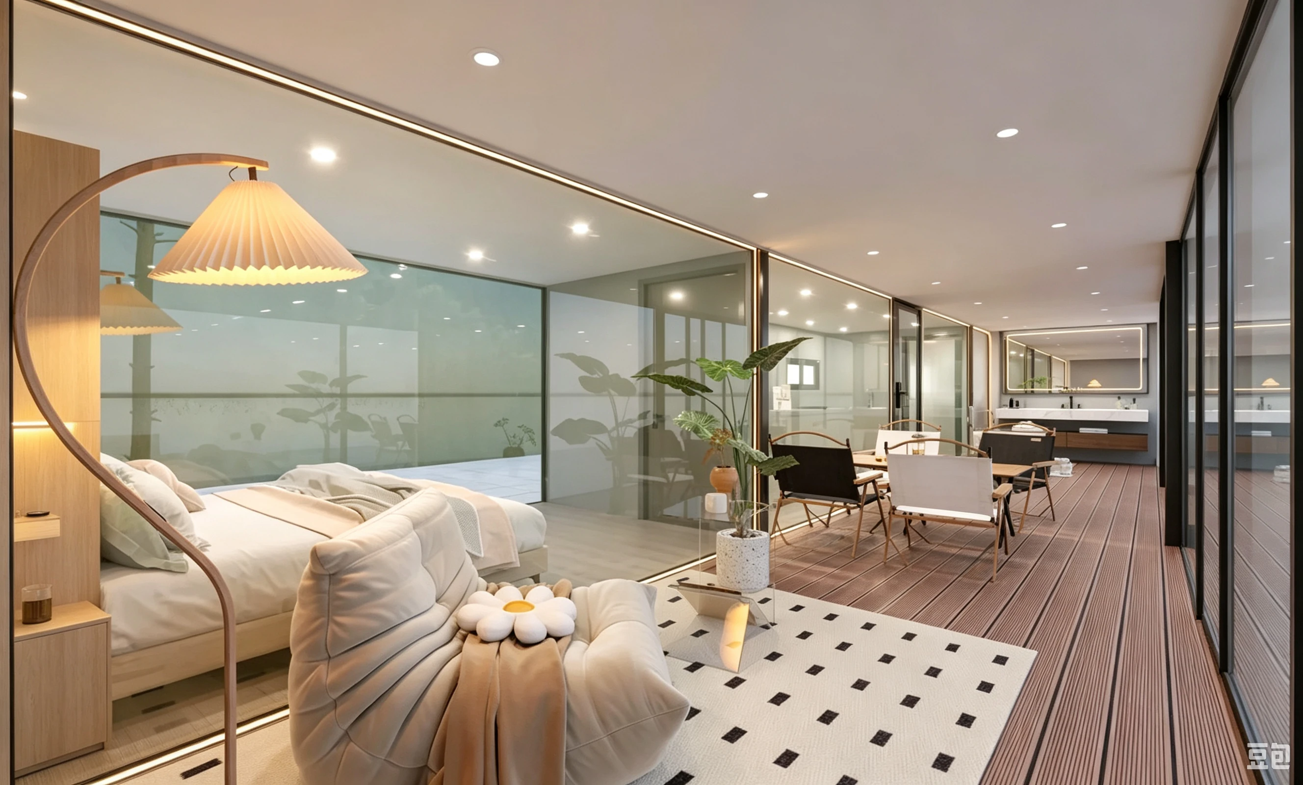Space Capsule House for Resorts interior thumbnail 15