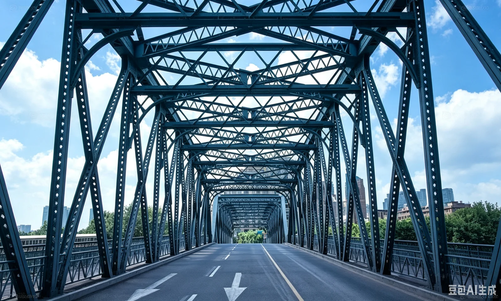 Steel Structure Bridge exterior thumbnail 6
