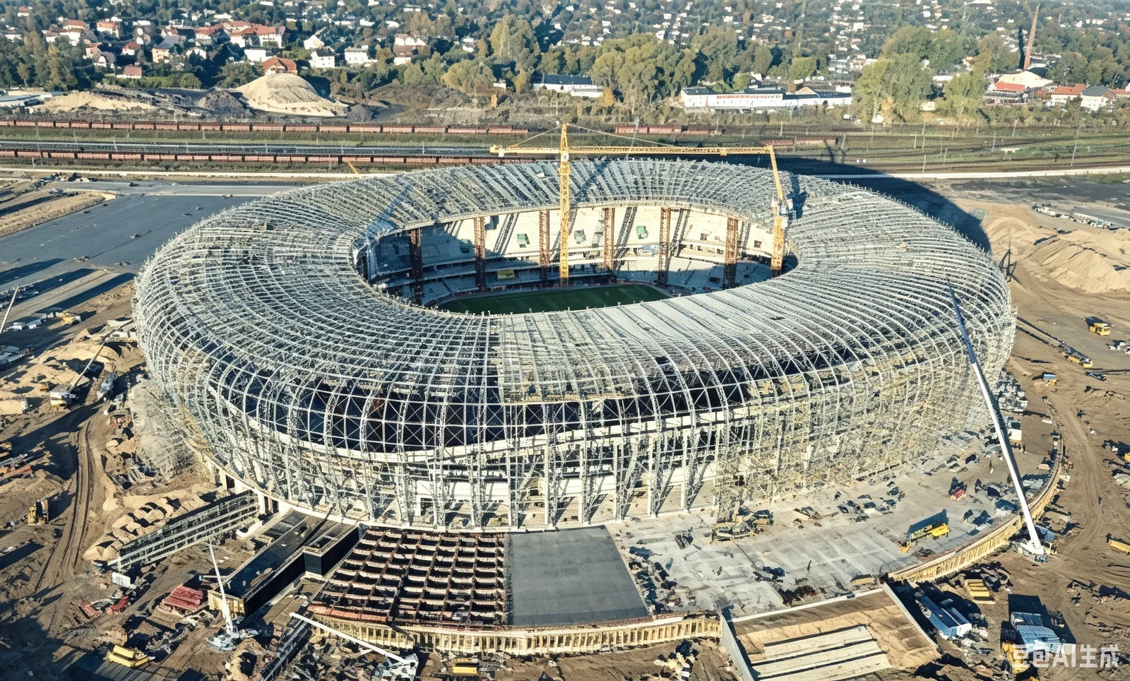 Steel Structure Stadium exterior thumbnail 2