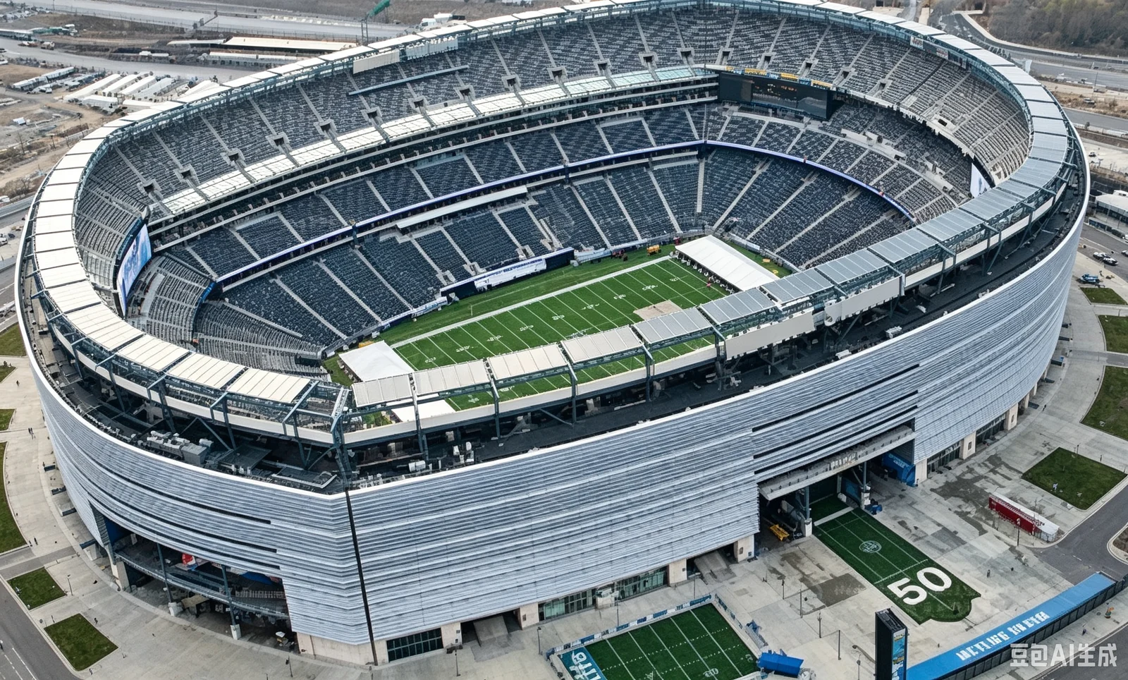 Steel Structure Stadium exterior thumbnail 7