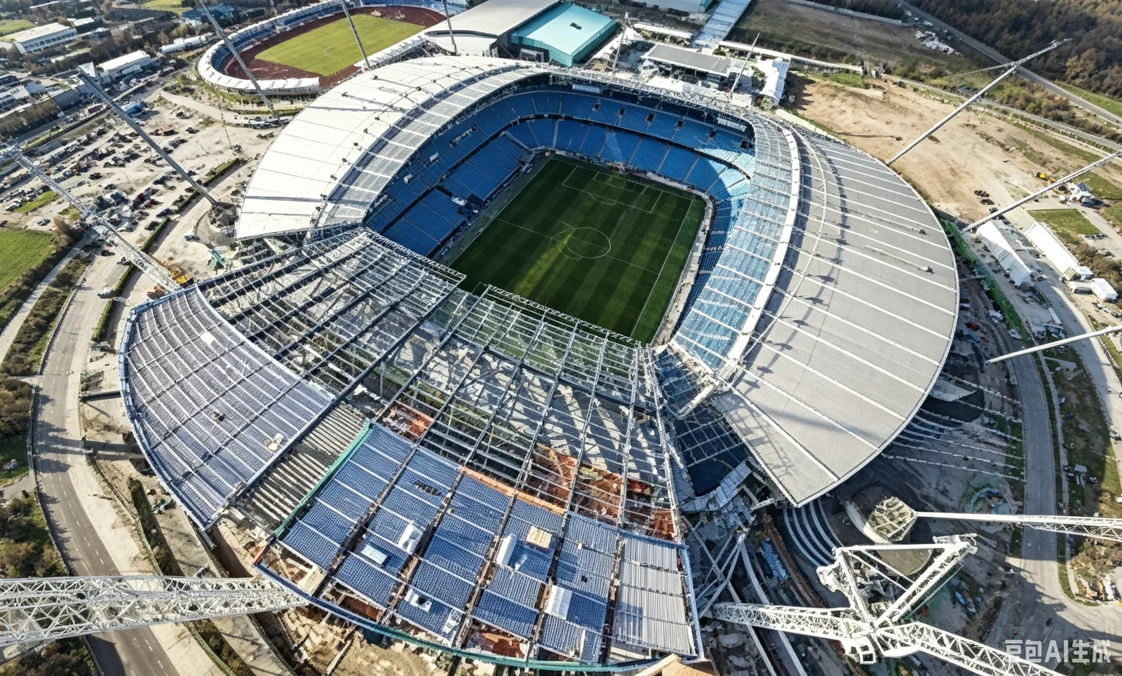 Steel Structure Stadium exterior thumbnail 8