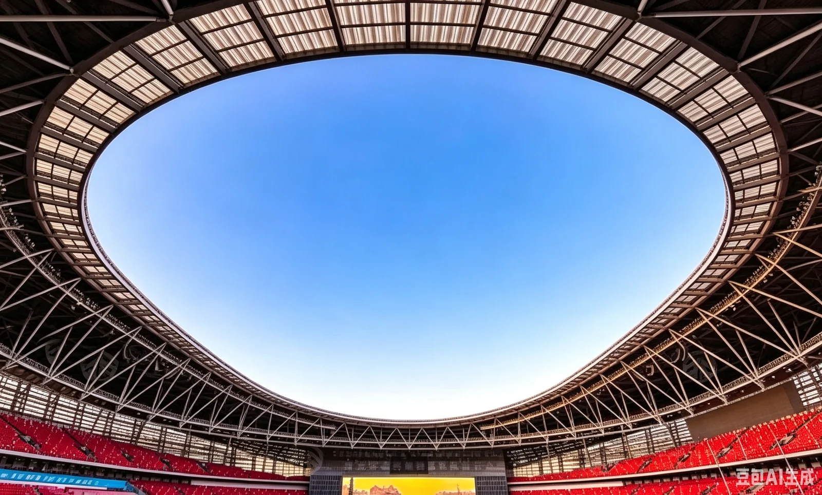 Steel Structure Stadium exterior thumbnail 9
