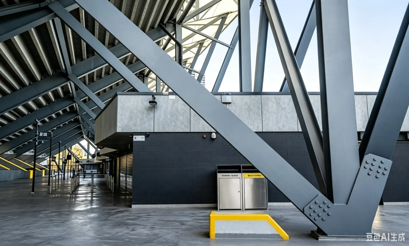 Steel Structure Stadium exterior thumbnail 10