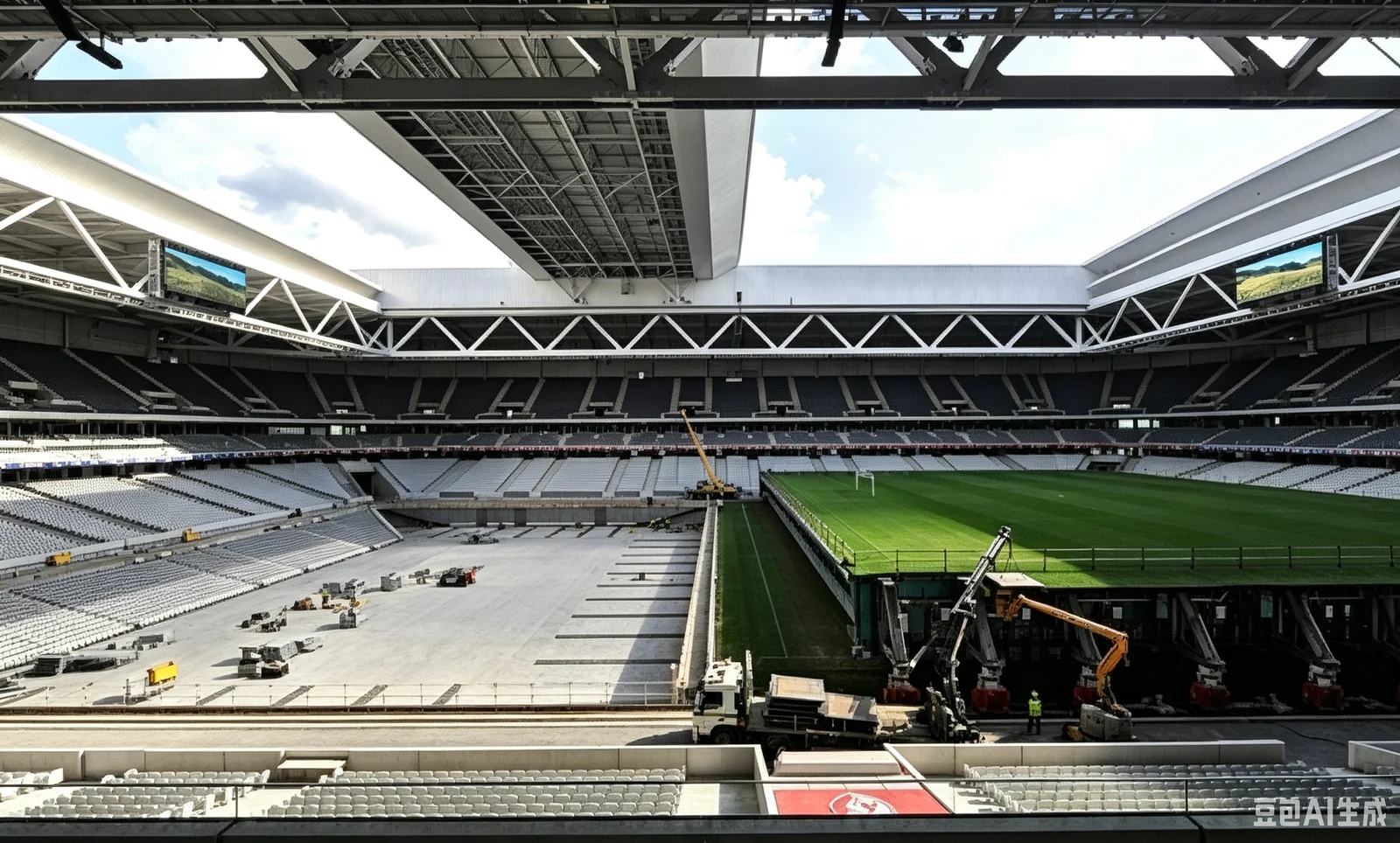 Steel Structure Stadium exterior thumbnail 11