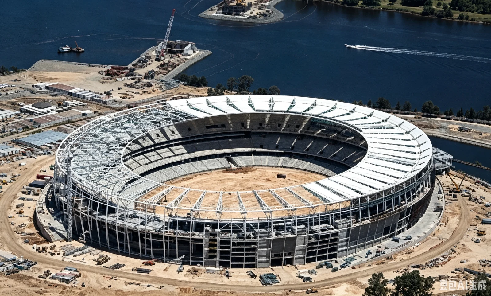 Steel Structure Stadium exterior thumbnail 14