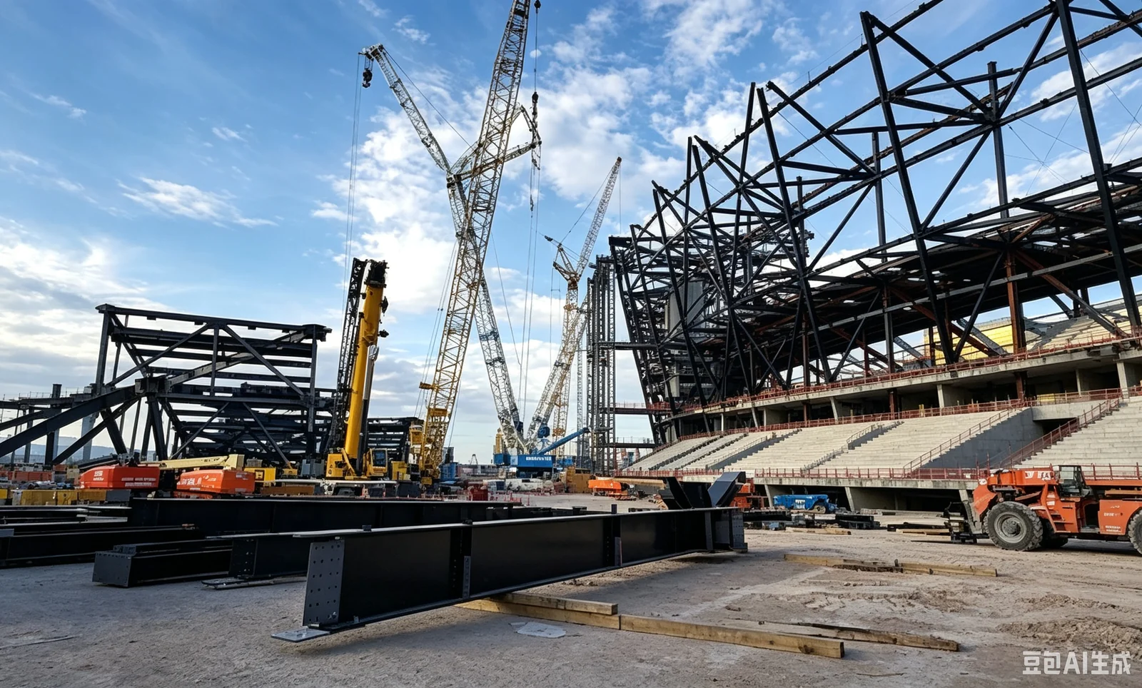 Steel Structure Stadium exterior thumbnail 15