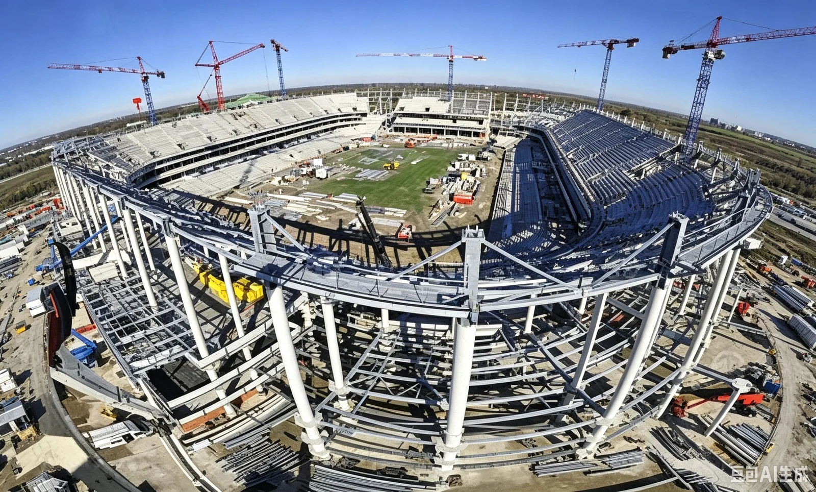 Steel Structure Stadium exterior thumbnail 16