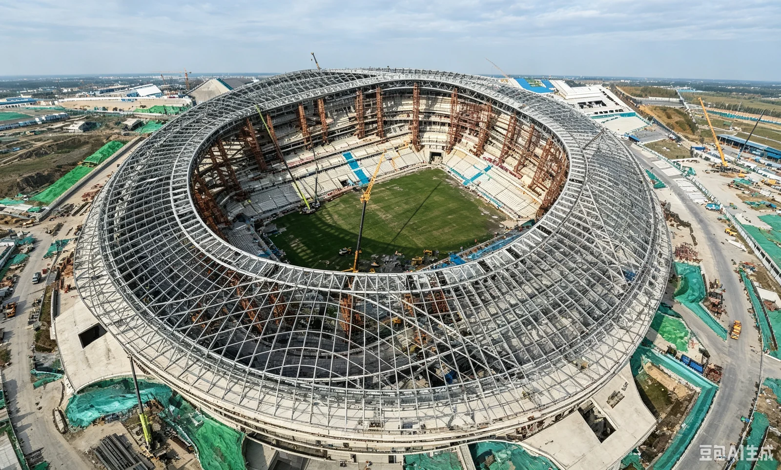 Steel Structure Stadium exterior thumbnail 17