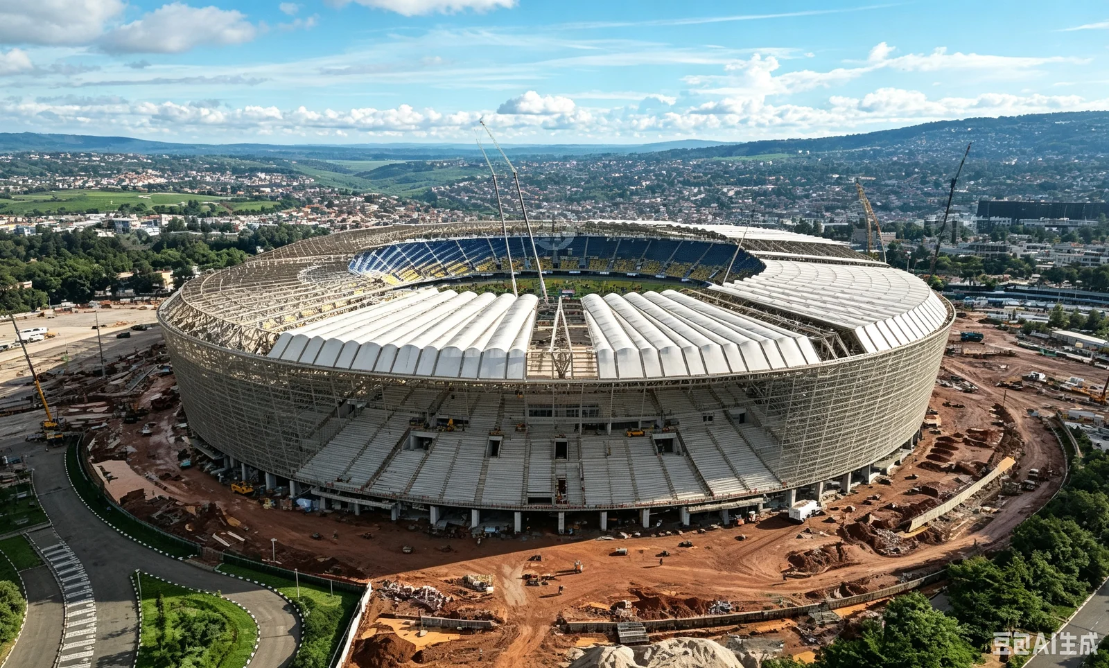 Steel Structure Stadium exterior thumbnail 19