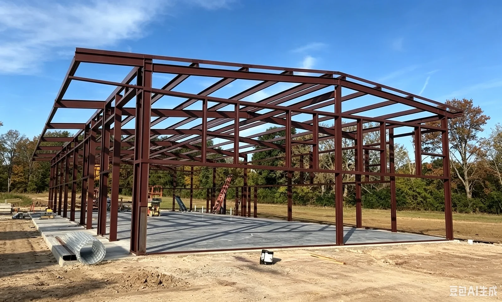 Steel Structure Warehouse & Workshop exterior thumbnail 7