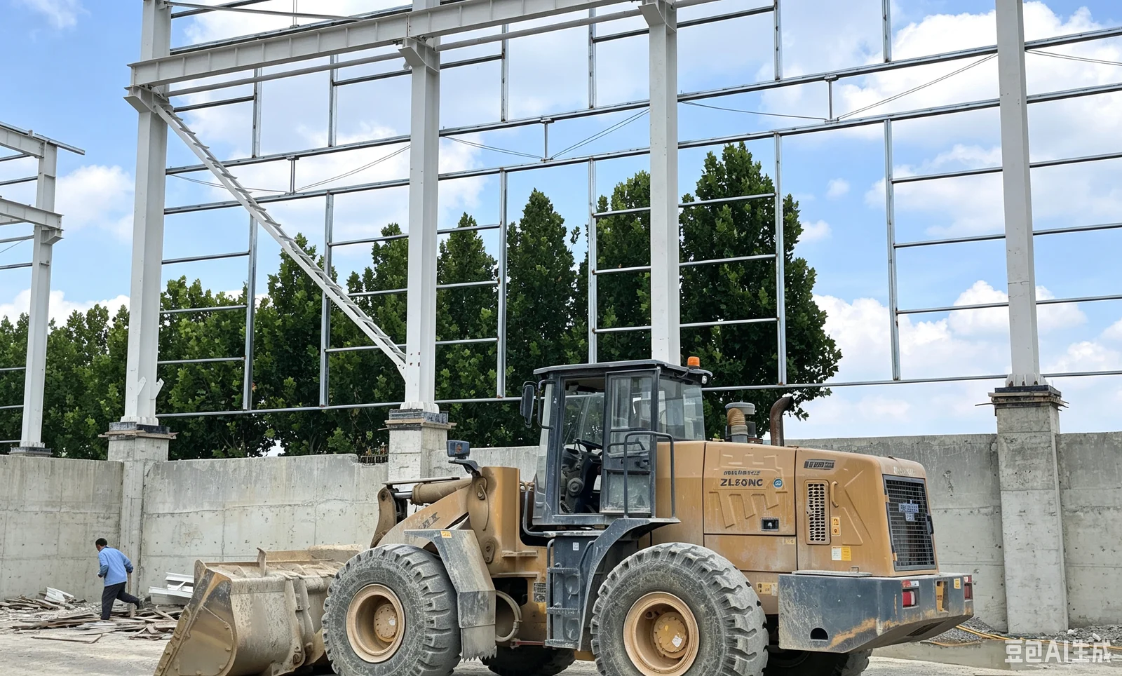 Steel Structure Warehouse & Workshop exterior thumbnail 13
