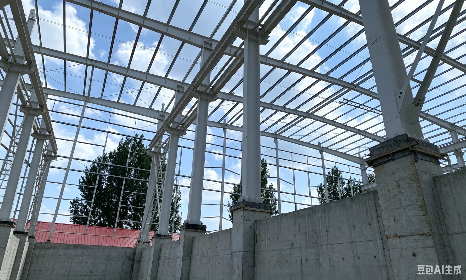 Steel Structure Warehouse & Workshop exterior thumbnail 15