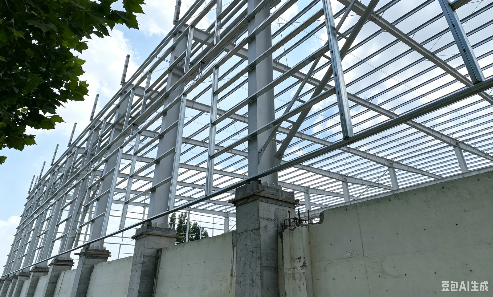 Steel Structure Warehouse & Workshop exterior thumbnail 17
