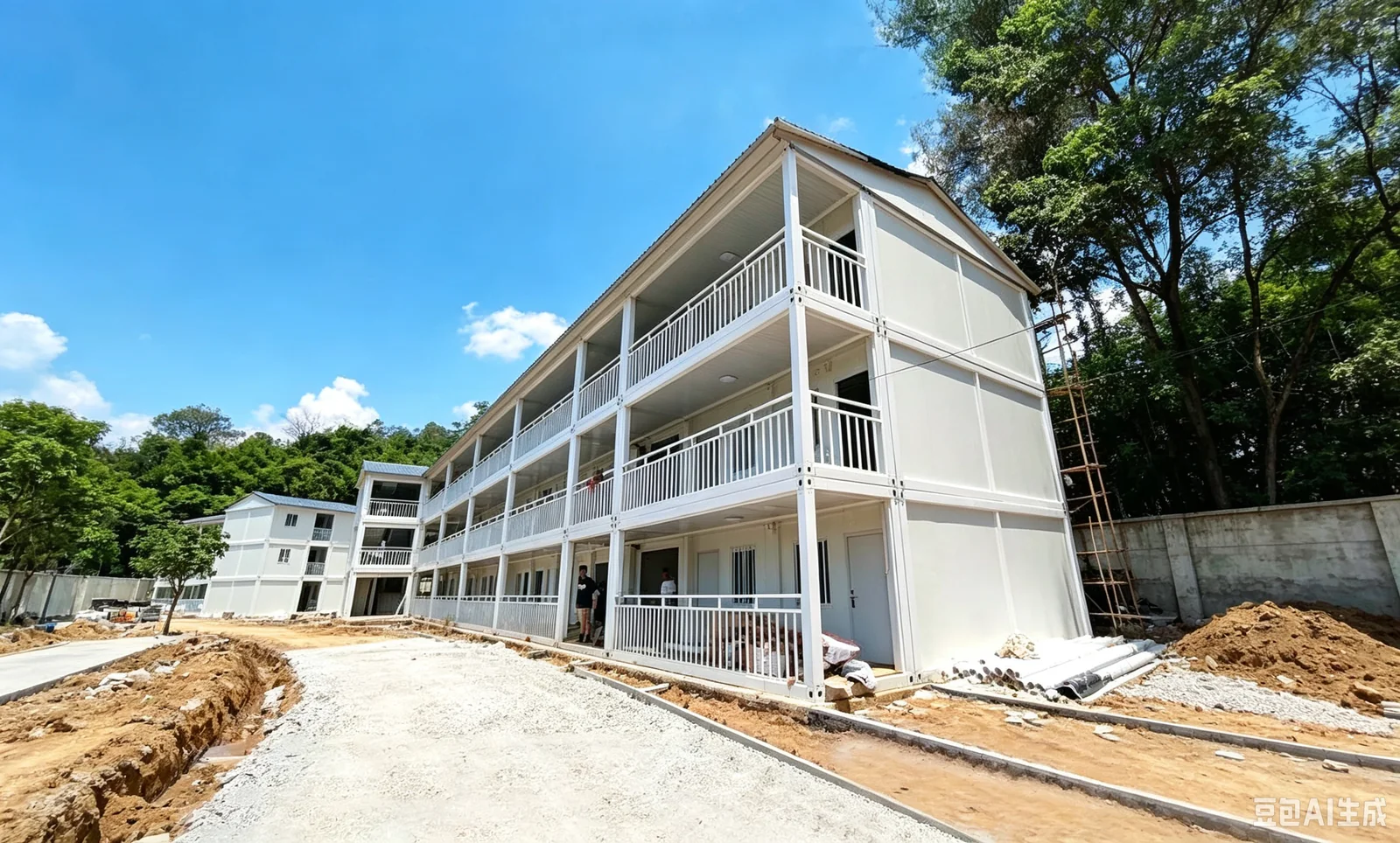 Three Story Detachable Container House exterior