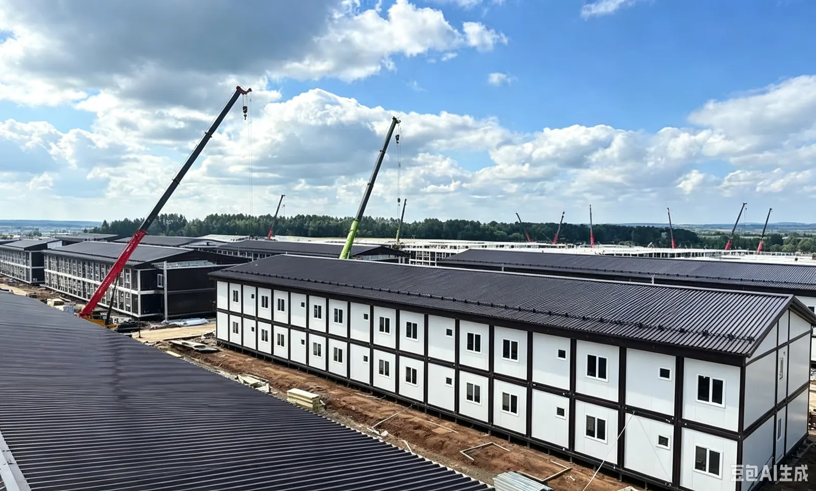 Top & Bottom Welded Detachable Container House exterior