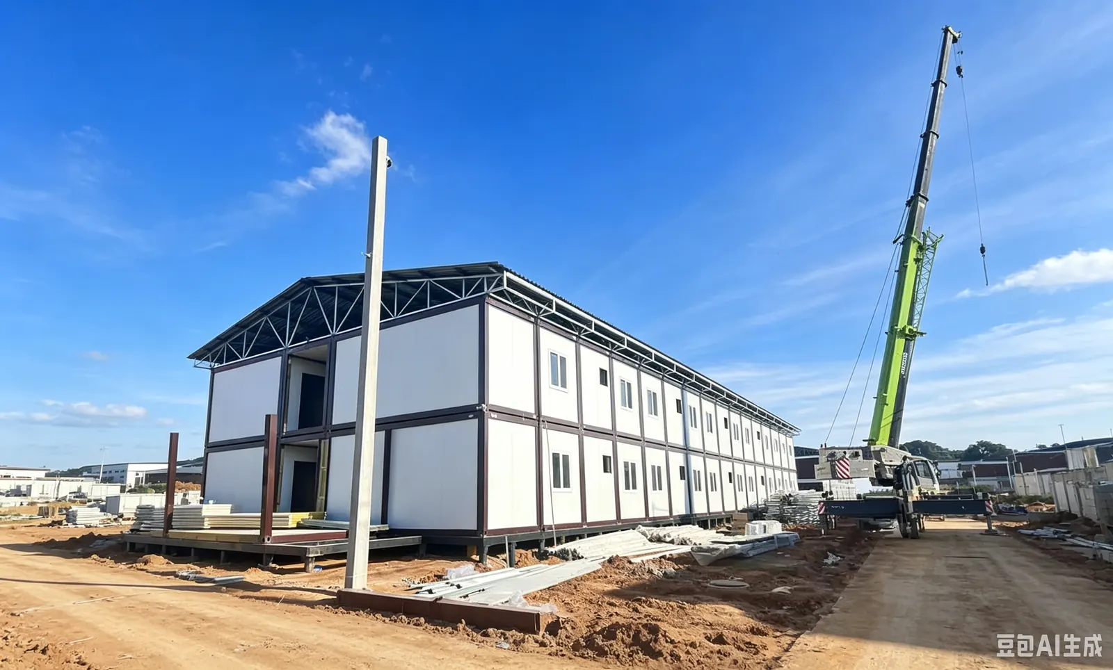 Top & Bottom Welded Detachable Container House exterior thumbnail 3