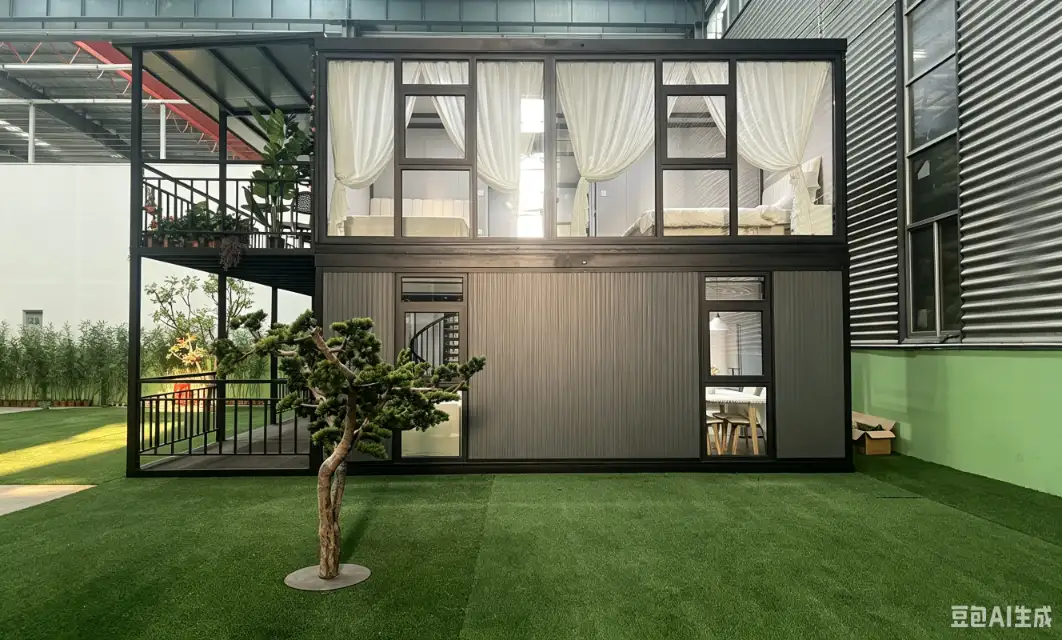 Double Story Expandable House exterior thumbnail 7